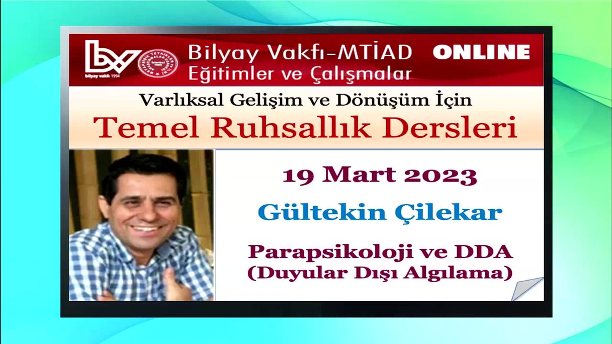 Temel Ruhsallık Dersleri 11 - Gultekin Cilekar